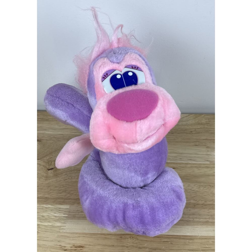 1984 Amtoy Silly Snail Silly Snake American Greetings Rattle Plush RARE HTF